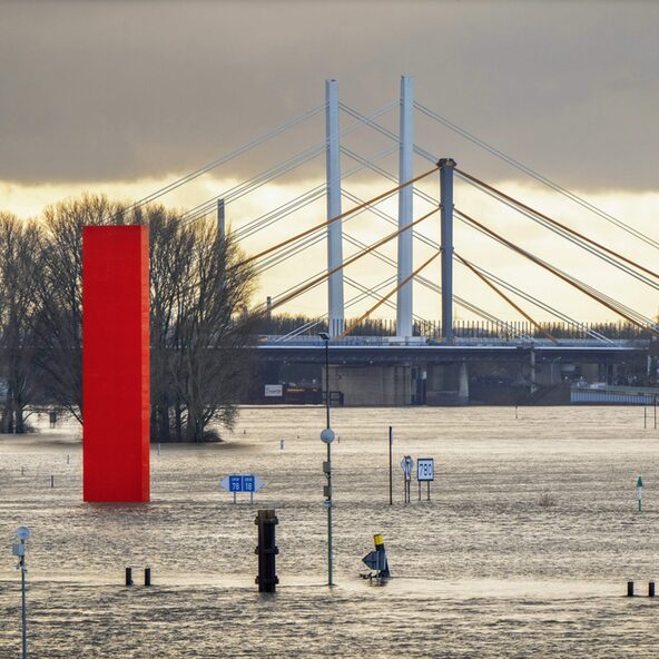 Hochwasser in Duisburg