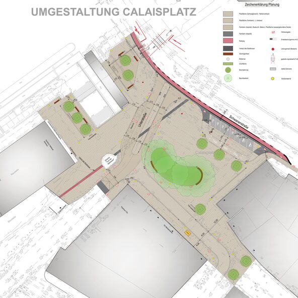 Entwurf Lageplan Calaisplatz