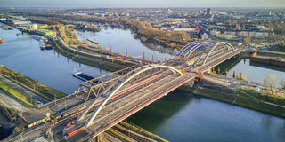 Luftaufnahme des Karl-Lehr-Brückenzuges