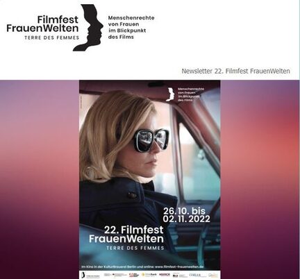 Plakat 22. Filmfestival FrauenWelten