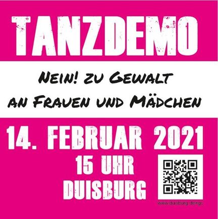 TANZDEMO 14. Februar 2021 15 Uhr Duisburg
