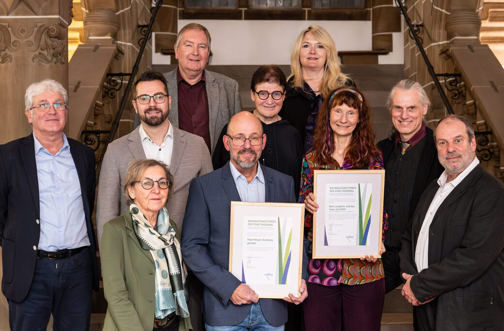 Nachhaltigkeitspreisverleihung der Stadt Duisburg 2024 am 04.12.2024 im Duisburger Rathaus