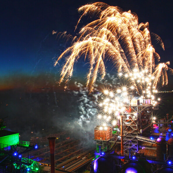 Feuerwerk im Landschaftspark