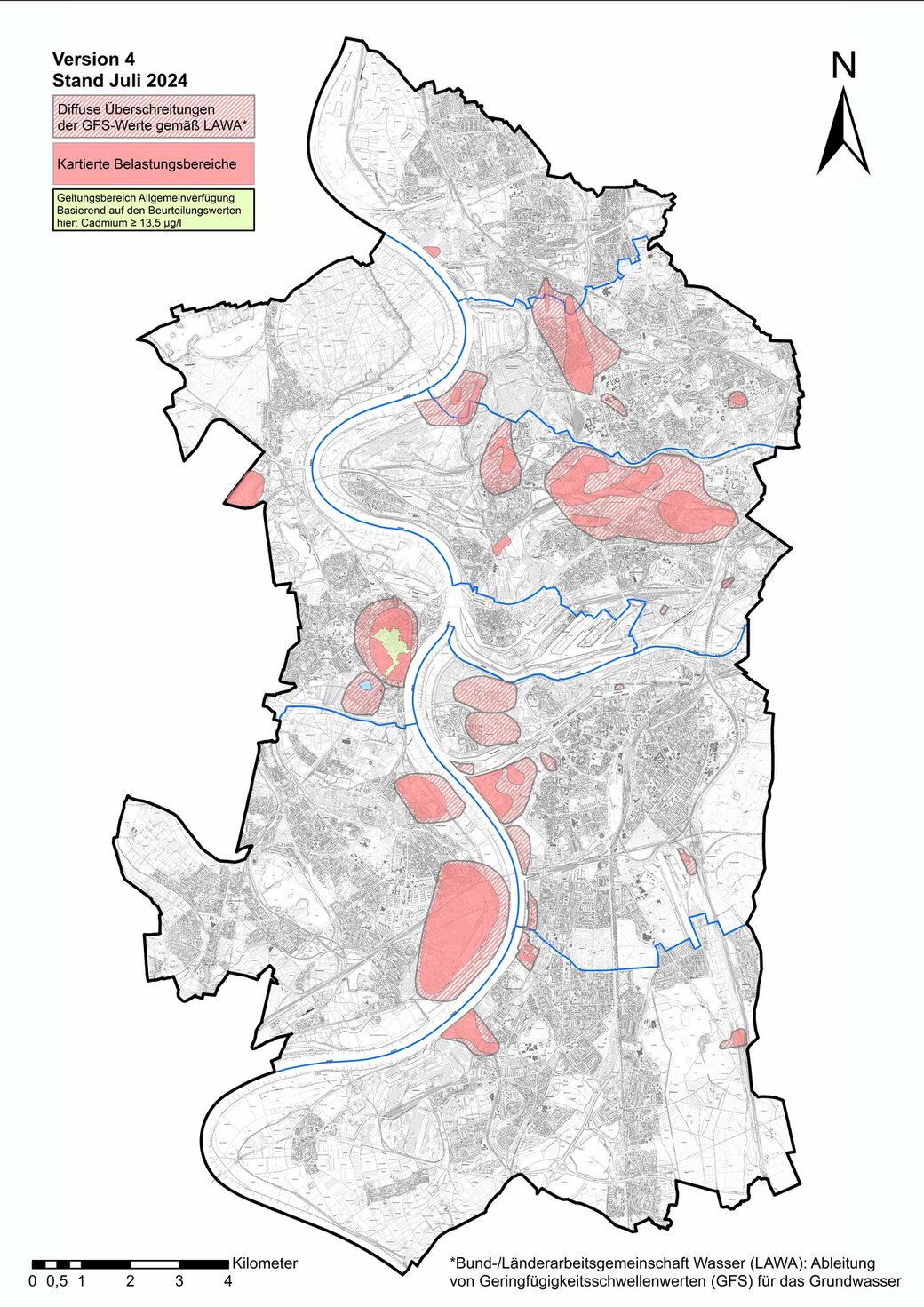 Plan zur Grundwasserbeschaffenheit