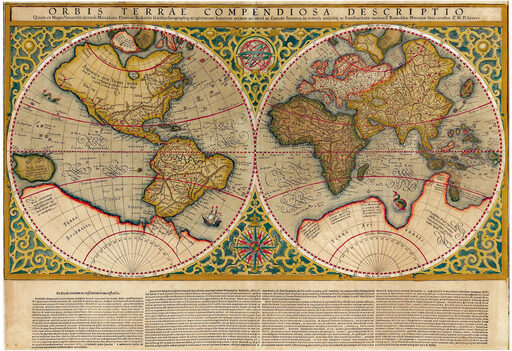Weltkarte Atlas