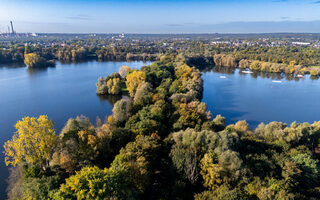 Toeppersee Luftaufnahme